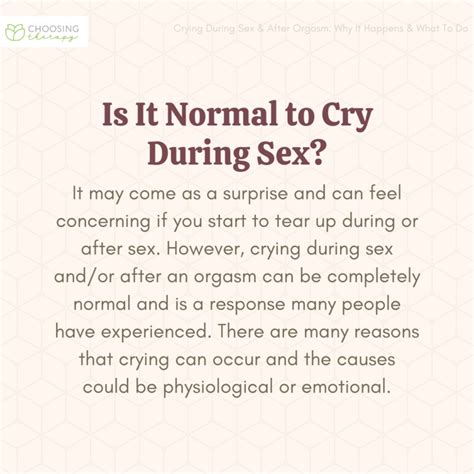 cries during sex porn